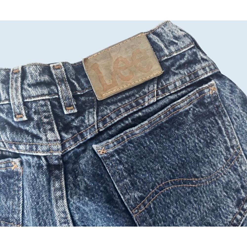 Vintage LEE Acid Washed Mom High Rise Jeans 80s / 90s Sz 24